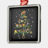 Mechanische Liebhaber| Mechanischer Weihnachtsbaum Ornament Aus Metall (Links)