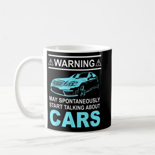 Mechanische Liebhaber von Pkw-Autos — Männer Junge Kaffeetasse (Links)