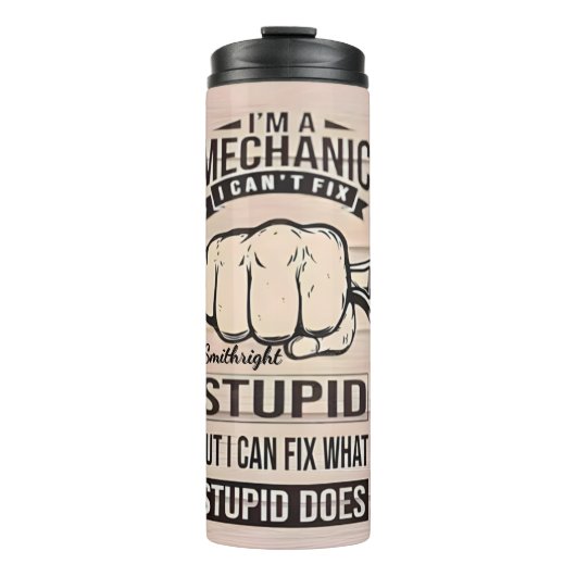 Mechanische Logik kann nicht behoben werden Thermosbecher (Vorderseite)