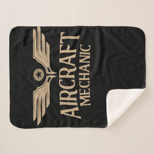 Mechanische Luftfahrzeuge | Niedliches Geschenk Sherpadecke (Vorderseite (Horizontal))