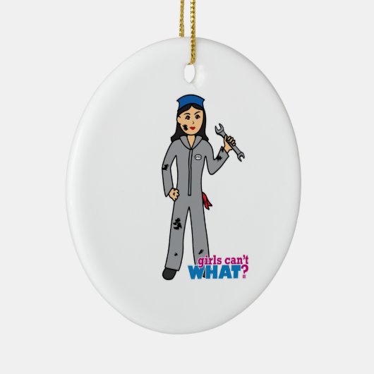 Mechanische Mädchen - Mittel Keramikornament (Rechts)