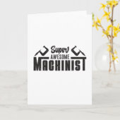 Mechanische Maschinenmaschine CNC Bediener Funny G Karte (Gelbe Blume)