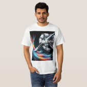 Mechanische Maus schlucken - Digitales Pinselwerkz T-Shirt (Vorne ganz)