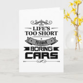 Mechanische Mechanik Tuning Wrench Car Geschenkide Karte (Gelbe Blume)