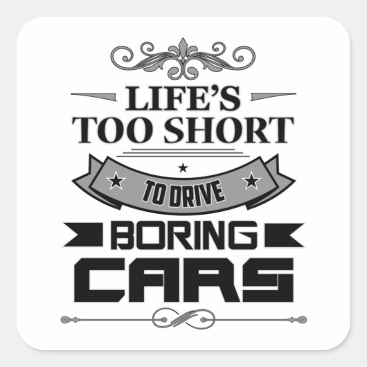 Mechanische Mechanik Tuning Wrench Car Geschenkide Quadratischer Aufkleber (Vorderseite)