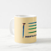 Mechanische Penzien der Art Scripto Kaffeetasse (Vorderseite Links)