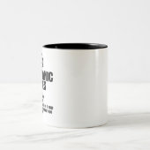 Mechanische Preise $100/h - Minimum $100/h - Minim Zweifarbige Tasse (Mittel)