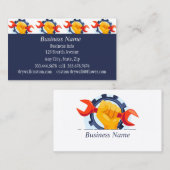 Mechanische Reparatur Automobilzulieferer Visitenkarte (Vorne/Hinten)