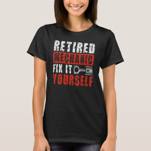 Mechanische Reparatur der gebrauchten Lösung Selbs T-Shirt