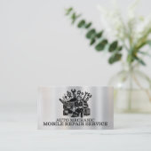 Mechanische Reparatur von Auto Visitenkarte (Stehend Vorderseite)