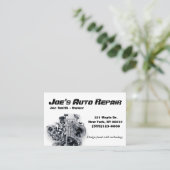 Mechanische Reparatur von Auto Visitenkarte (Stehend Vorderseite)