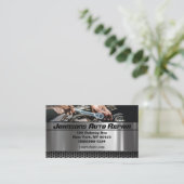 Mechanische Reparatur von Auto Visitenkarte (Stehend Vorderseite)