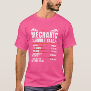 Mechanische Reparatur von Auto zu unregelmäßigen S T-Shirt