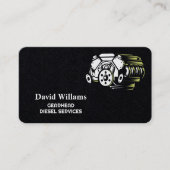 Mechanische Reparatur von Dieselfahrzeugen Visitenkarte (Vorderseite)