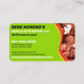 Mechanische Reparatur von Personenkraftwagen, 2 Se Visitenkarte (Vorderseite)