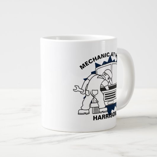 Mechanische Reparaturen am Auto Jumbo-Tasse (Vorderseite Rechts)