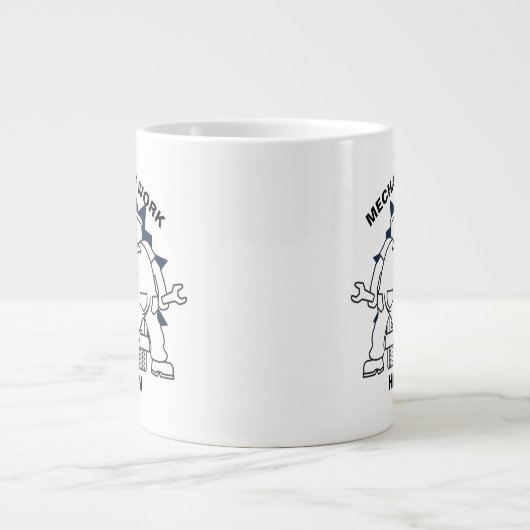 Mechanische Reparaturen am Auto Jumbo-Tasse (Vorderseite)