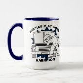 Mechanische Reparaturen am Auto Tasse (Links)