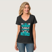 Mechanische Ruhestandslegerboote T-Shirt (Vorderseite Vollansicht)
