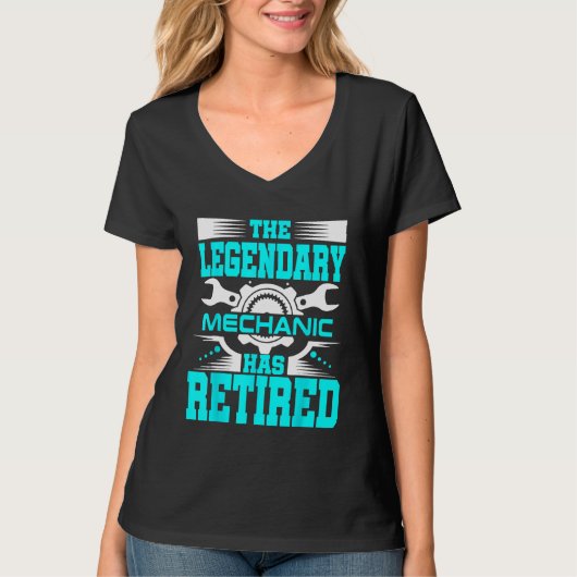 Mechanische Ruhestandslegerboote T-Shirt (Vorderseite)