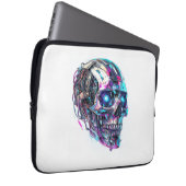 Mechanische Schädelmatrix Laptopschutzhülle (Vorne Rechts)