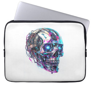 Mechanische Schädelmatrix Laptopschutzhülle