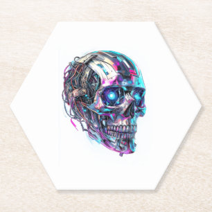 Mechanische Schädelmatrix Untersetzer