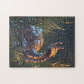 Mechanische Schnecke im Gras Puzzle (Horizontal)
