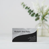 Mechanische Shop-CUSTOMIZED-Visitenkarten Visitenkarte (Stehend Vorderseite)