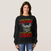 Mechanische Sicherheitstools und Offensive Sprache Sweatshirt (Vorne ganz)