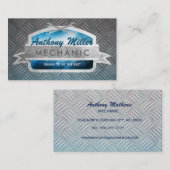 Mechanische Slogans Visitenkarten Visitenkarte (Vorne/Hinten)