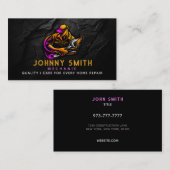 Mechanische Slogans Visitenkarten Visitenkarte (Vorne/Hinten)