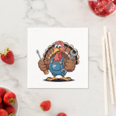 Mechanische Squad Türkei Erntedank Gobbler Serviette (Beispiel)