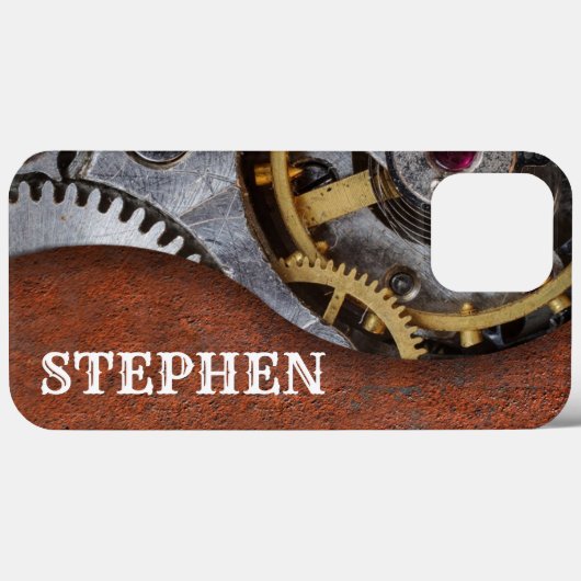 Mechanische Stahlgetriebe Case-Mate iPhone Hülle (Rückseite (Horizontal))