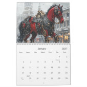 Mechanische Steampunk-Hengste Kalender (Jan 2027)