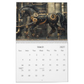 Mechanische Steampunk-Hengste Kalender (Mär 2027)