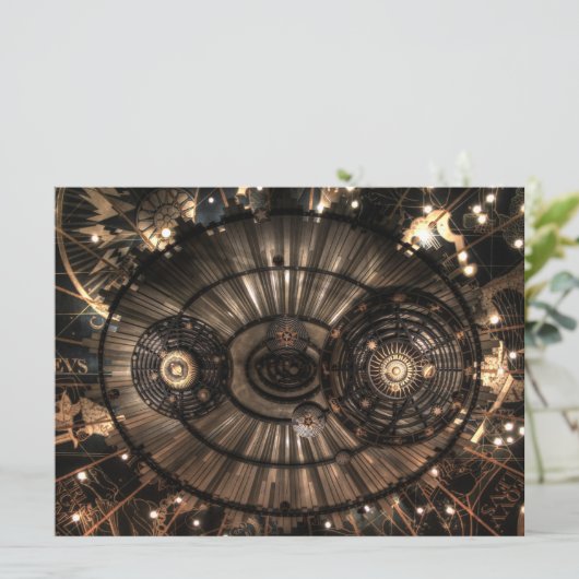 Mechanische Steampunk-Sternbilder (Stehend Vorderseite)