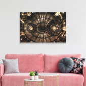 Mechanische Steampunk-Sternbilder Leinwanddruck (Insitu (Wohnzimmer))