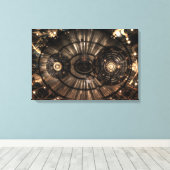 Mechanische Steampunk-Sternbilder Leinwanddruck (Insitu (Holzboden))