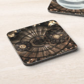Mechanische Steampunk-Sternbilder Untersetzer (Linke Seite)
