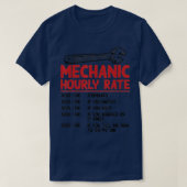 Mechanische Stundensätze Funny Car Kraftrad Gi T-Shirt (Design vorne)