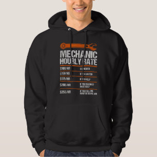 Mechanische Stundensätze Hoodie