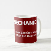 Mechanische Tasse des unglaublich witzig Auto (VorderseiteRechts)