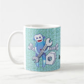 Mechanische Tasse Sock Monkey (Links)