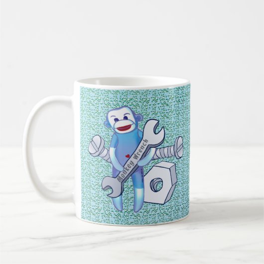 Mechanische Tasse Sock Monkey (Links)