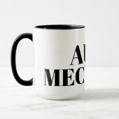 Mechanische Tasse von grafischem Auto (Links)
