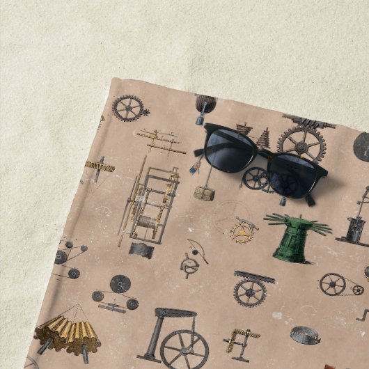 Mechanische Technik der Antiktechnik Strandtuch (Beispiel)