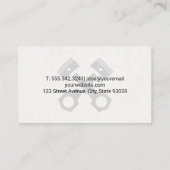 Mechanische Technik | Kolben Visitenkarte (Rückseite)