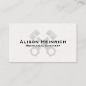 Mechanische Technik | Kolben Visitenkarte (Vorderseite)