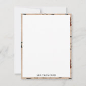 Mechanische technische Bearbeitung für die Antike Mitteilungskarte (Vorderseite)